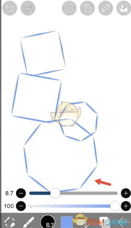 《爱笔思画x》绘制多边形教程