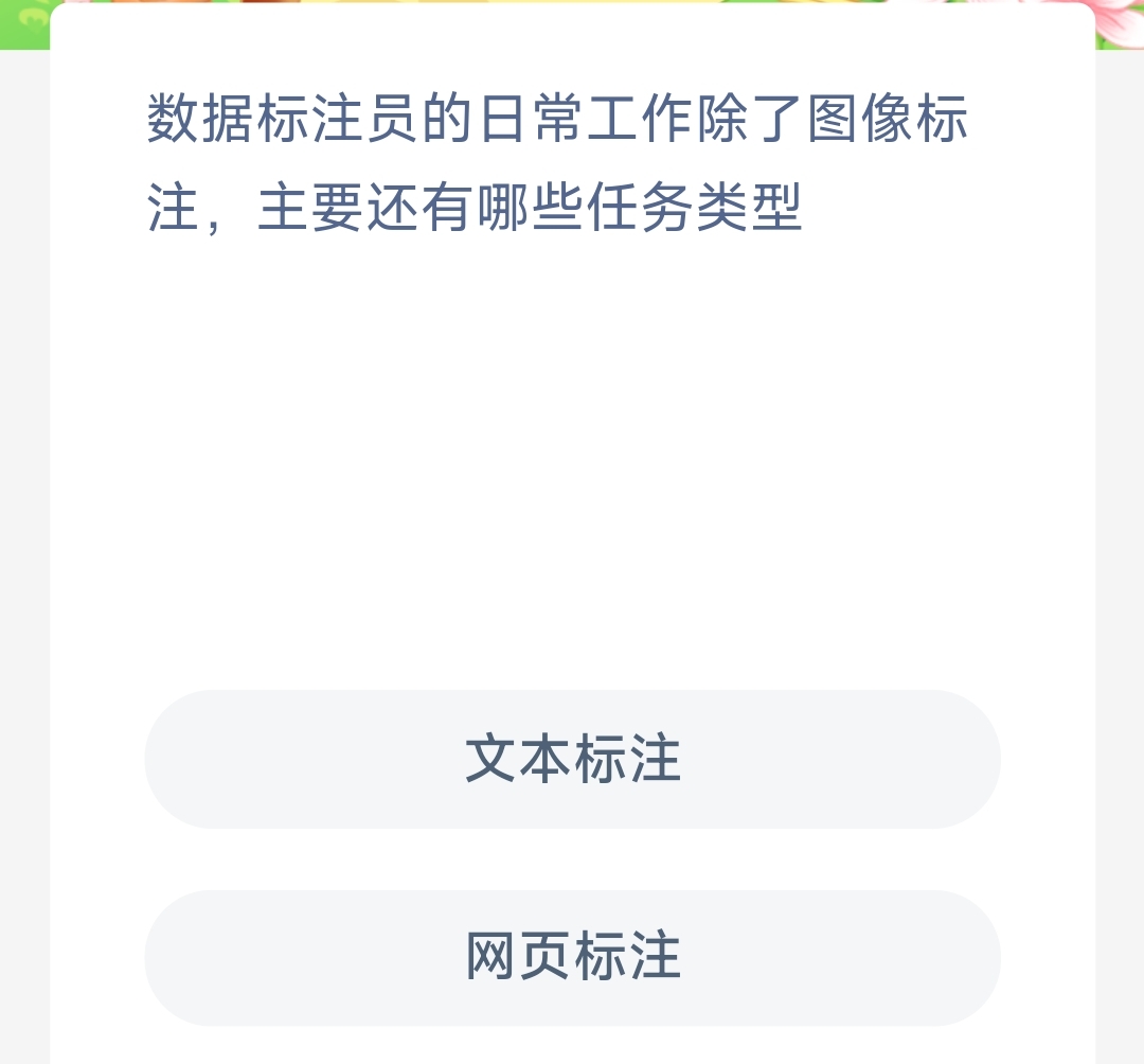 数据标注员的日常工作除了图像标注主要还有哪些任务类型