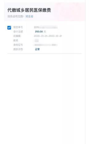 《鄂汇办》代缴医保方法