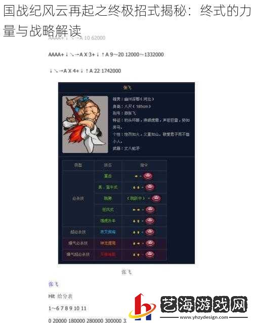 国战纪风云再起之终极招式揭秘：终式的力量与战略解读